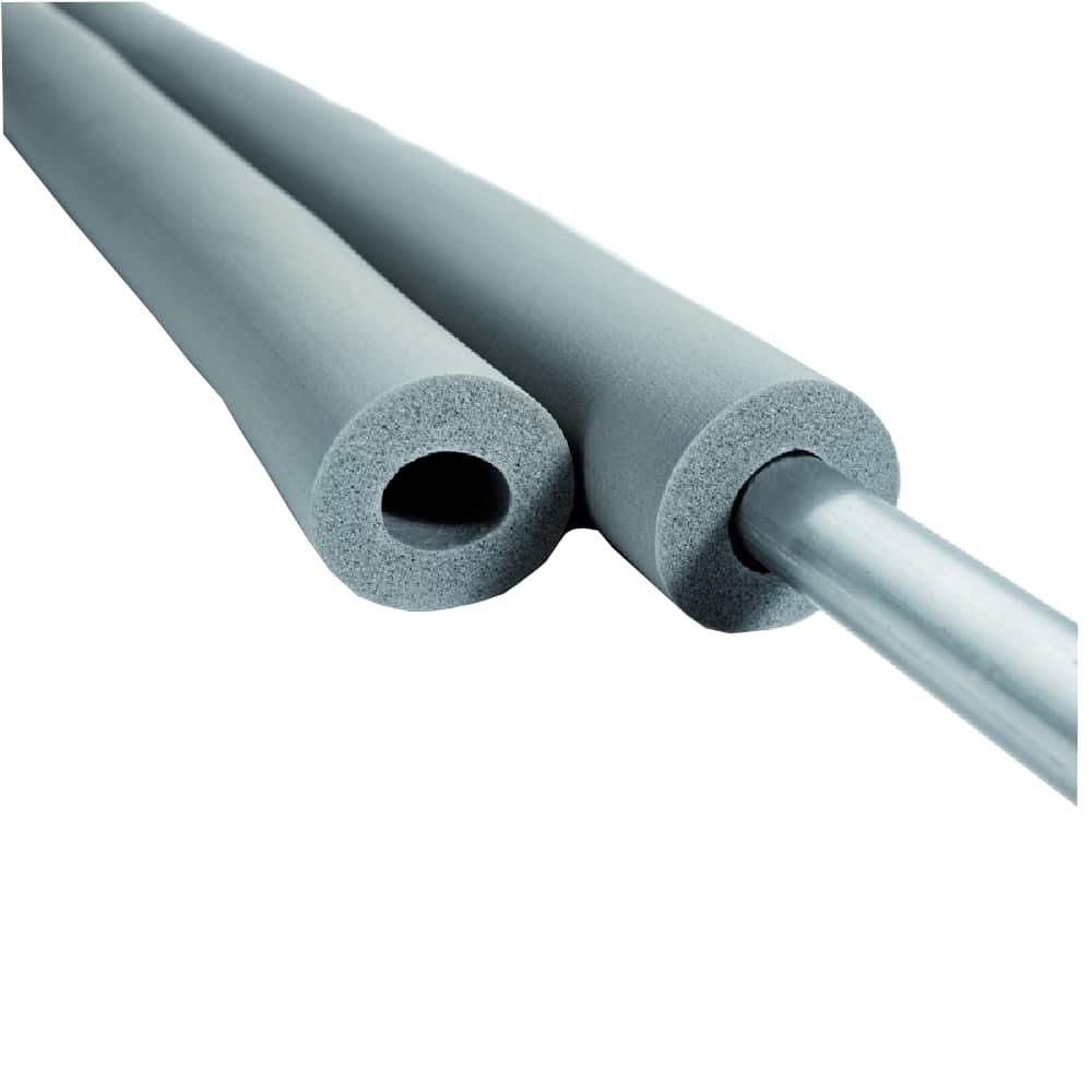 INSUL-TUBE® H PLUS Kautschuk 2m Rohrisolierung Ø 18 mm x 10 mm Dämmung 50% GEG