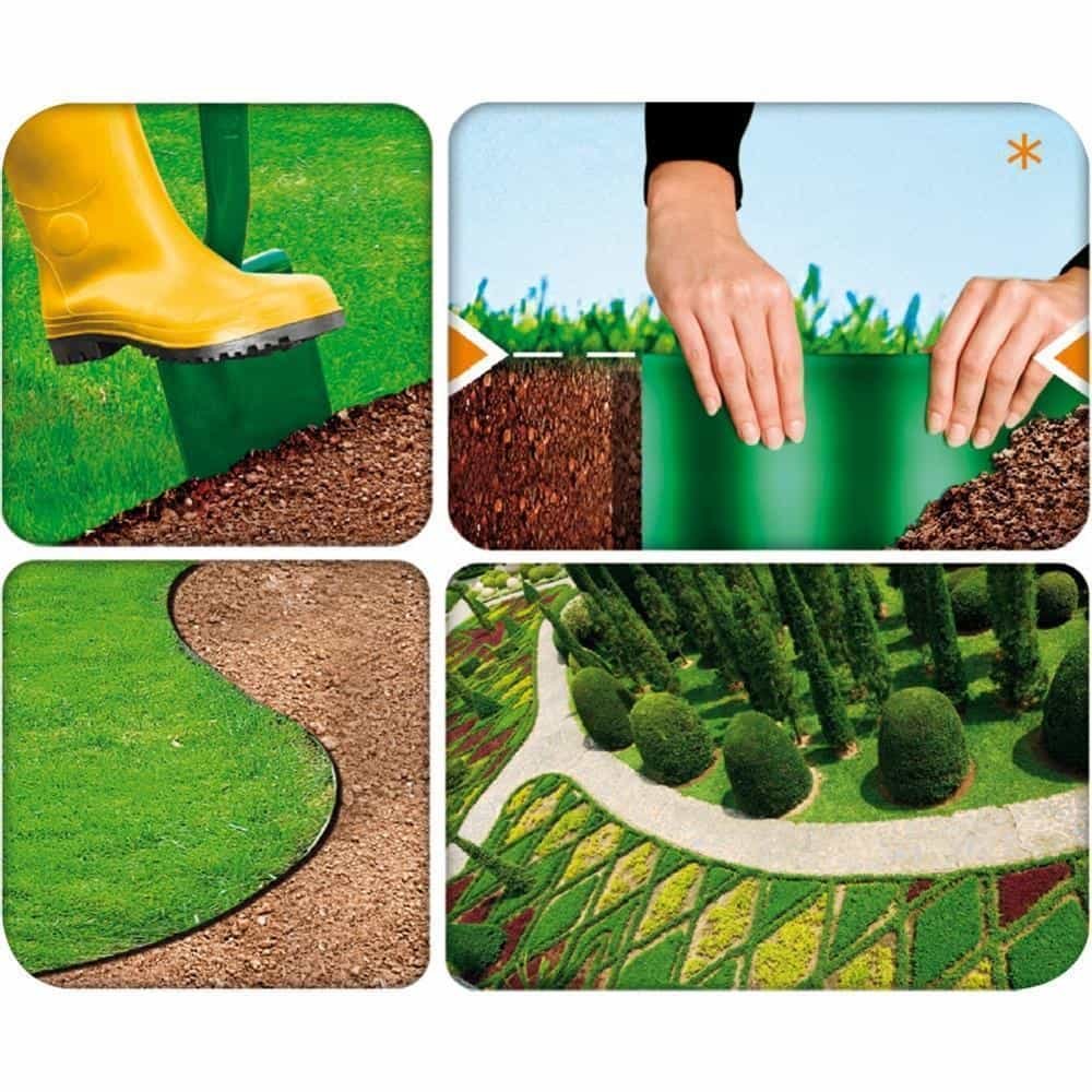 Gartenrand braun 20 cm x 9 Meter