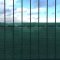 Wind- u. Sichtschutznetz inkl. Befestigungsmaterial 1,5 m Breite x 10 Meter grüne Kordel