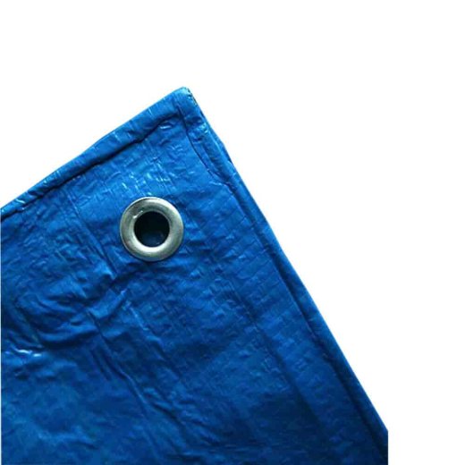 70 g/m² blau Gewebeplane in verschiedenen Grössen wählbar