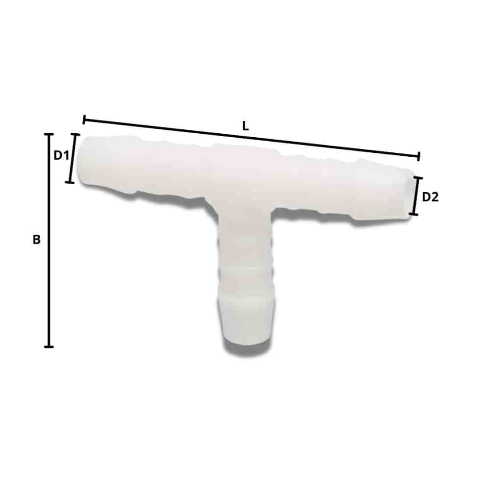 Schlauchverbinder Kunststoff T-Stück 3 mm