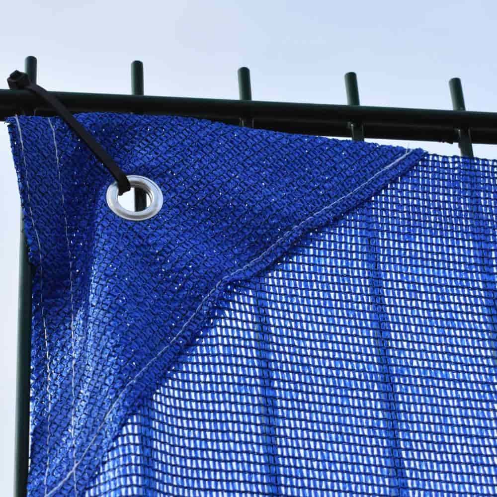 blaues Bauzaunnetz 1,80m x 3,45m