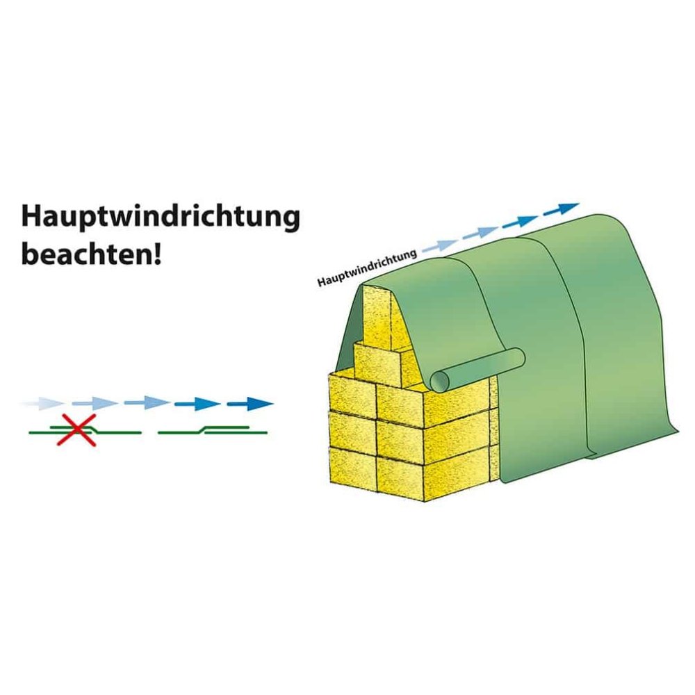 Strohvlies 15,6 x 25m, Heuvlies - Schutzvlies für Stroh & Heuballen