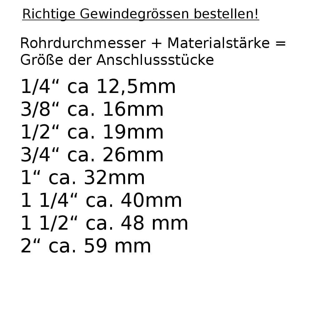 Pressfitting Wanddurchführung 16 x 2 - 1/2" IG