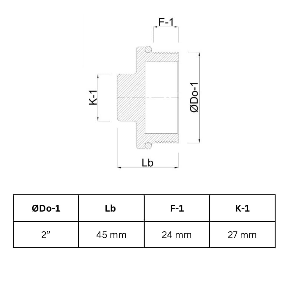 Gewindefitting Messing Stopfen 2" AG