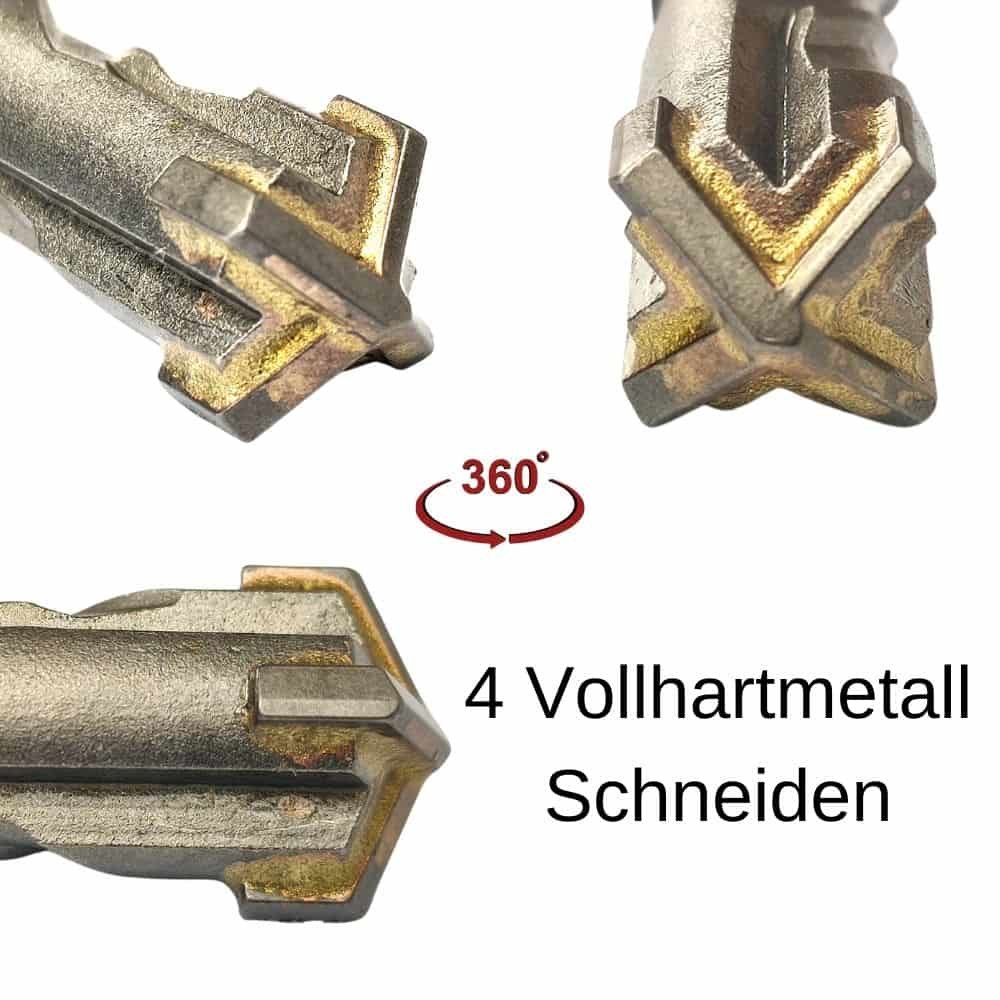 Hammerbohrer für SDS-PLUS 4-Schneider Ø 8,0mm x 210mm Länge