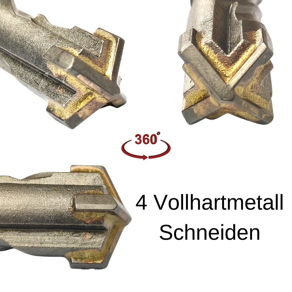 Hammerbohrer für SDS-PLUS 4-Schneider Ø 20,0mm x 450mm Länge