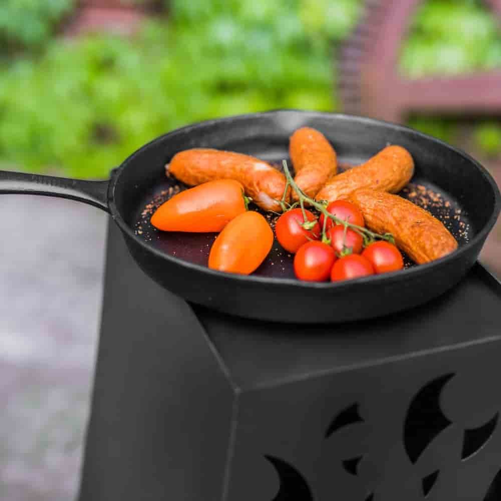 Gartenkamin „HAWANA“ - aus Naturstahl