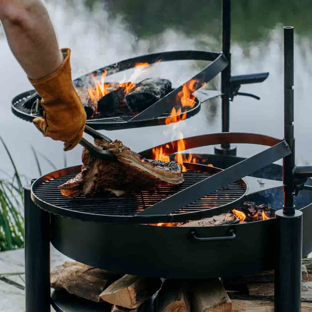 Pfanne 50 cm aus Naturstahl für Feuerschalen "MONTANA X" und "BANDITO"