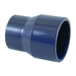PVC-U Reduktion lang 50-40mm x 20 mm PN16