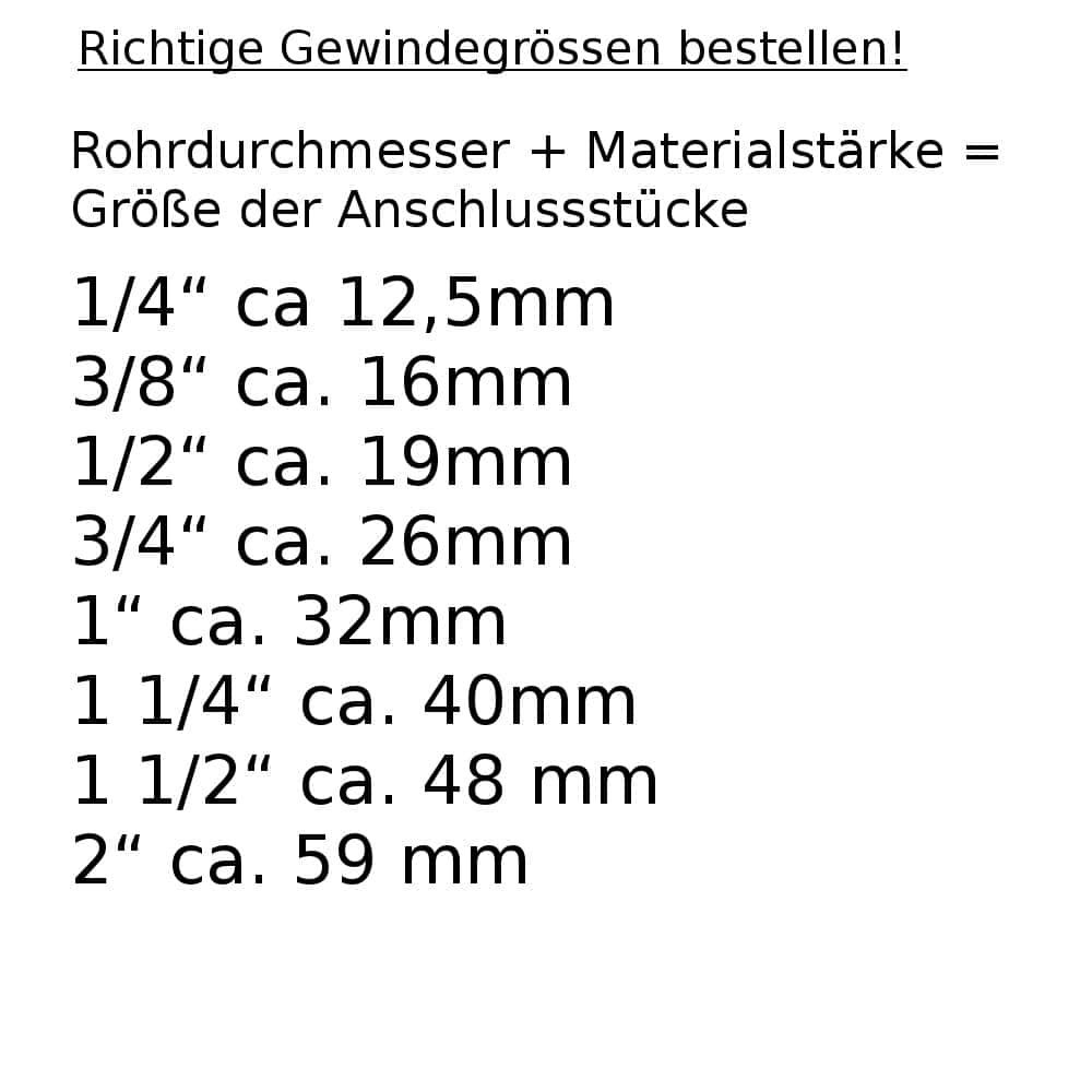 Schraubfitting T-Stück Mitte erweitert 26 x 3 - 32 x 3 - 26 x 3