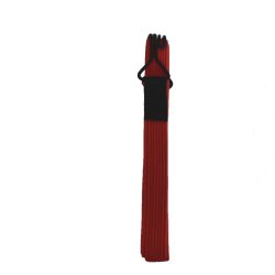 Flaches elastisches Band mit 2 extra starken Doppelhaken 150 cm Rot
